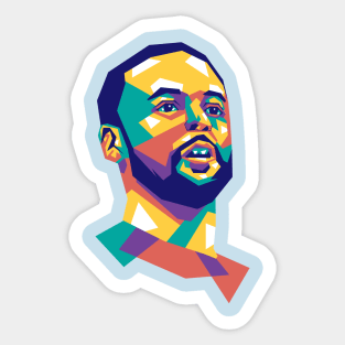 Steph Curry Night Night Sticker